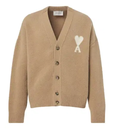 AMI PARIS Ami de Caur wool-blend cardigan | Thumbnail 1 AMI PARIS Ami de Caur wool-blend cardigan | Thumbnail 1