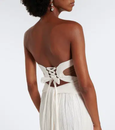 Maria Lucia Hohan Kamina cutout silk tulle bustier gown | Thumbnail 6 Maria Lucia Hohan Kamina cutout silk tulle bustier gown | Thumbnail 6