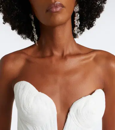 Maria Lucia Hohan Cecilia draped silk muslin bustier gown | Thumbnail 6 Maria Lucia Hohan Cecilia draped silk muslin bustier gown | Thumbnail 6