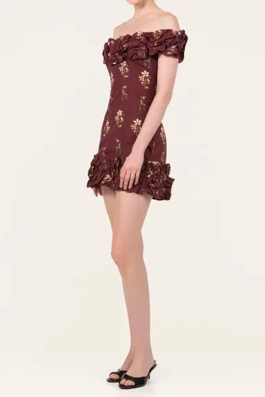 Agua by Agua Bendita Jardin Mini Dress - Noche | Thumbnail 6 Agua by Agua Bendita Jardin Mini Dress - Noche | Thumbnail 6