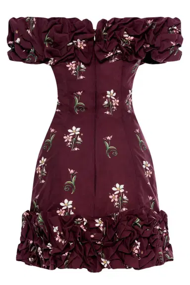 Agua by Agua Bendita Jardin Mini Dress - Noche | Thumbnail 8 Agua by Agua Bendita Jardin Mini Dress - Noche | Thumbnail 8