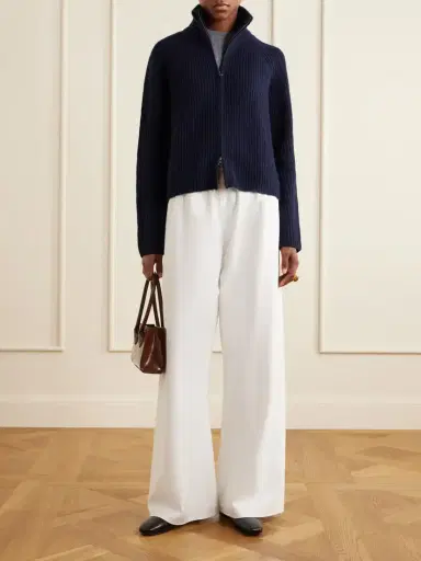 Lisa Yang Sadie Ribbed Cashmere Cardigan | Thumbnail 2 Lisa Yang Sadie Ribbed Cashmere Cardigan | Thumbnail 2