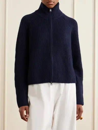 Lisa Yang Sadie Ribbed Cashmere Cardigan | Thumbnail 3 Lisa Yang Sadie Ribbed Cashmere Cardigan | Thumbnail 3