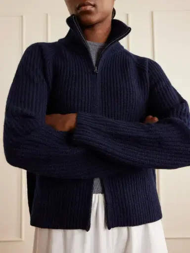 Lisa Yang Sadie Ribbed Cashmere Cardigan | Thumbnail 5 Lisa Yang Sadie Ribbed Cashmere Cardigan | Thumbnail 5