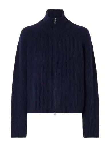 Lisa Yang Sadie Ribbed Cashmere Cardigan | Thumbnail 1 Lisa Yang Sadie Ribbed Cashmere Cardigan | Thumbnail 1