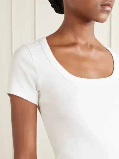 FLORE FLORE Lulu Baby Tee Organic Cotton-jersey T-shirt | Thumbnail 4 FLORE FLORE Lulu Baby Tee Organic Cotton-jersey T-shirt | Thumbnail 4
