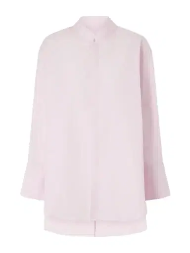 Comme Si Mandarin-collar Striped Cotton-poplin Tunic | Thumbnail 1 Comme Si Mandarin-collar Striped Cotton-poplin Tunic | Thumbnail 1