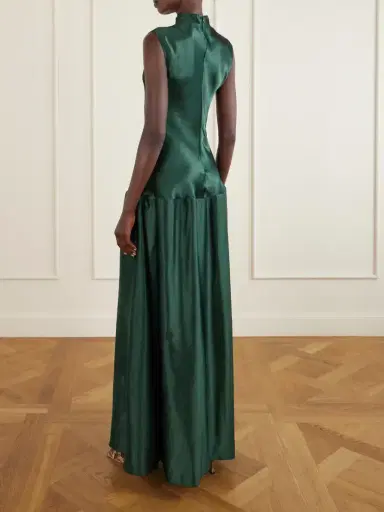 FFORME Nyx Sleeveless Pleated Crepe Maxi Dress | Thumbnail 3 FFORME Nyx Sleeveless Pleated Crepe Maxi Dress | Thumbnail 3
