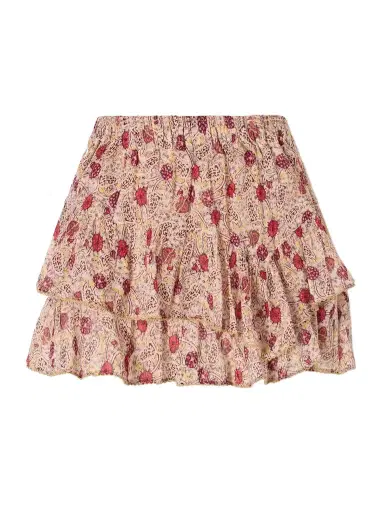 Marant Étoile Jocadia Floral-print Ruffled Organic Cotton-voile Shorts | Thumbnail 1 Marant Étoile Jocadia Floral-print Ruffled Organic Cotton-voile Shorts | Thumbnail 1
