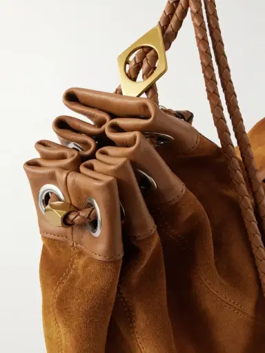 Isabel Marant Maia Large Leather-trimmed Suede Shoulder Bag | Thumbnail 5 Isabel Marant Maia Large Leather-trimmed Suede Shoulder Bag | Thumbnail 5