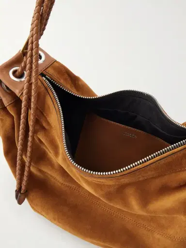 Isabel Marant Maia Large Leather-trimmed Suede Shoulder Bag | Thumbnail 6 Isabel Marant Maia Large Leather-trimmed Suede Shoulder Bag | Thumbnail 6