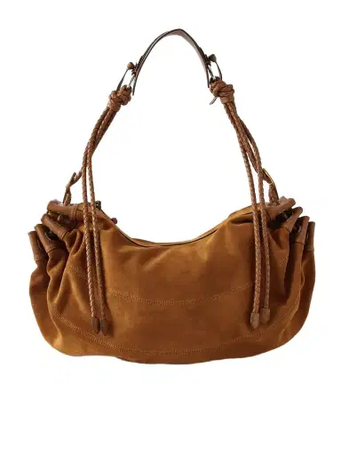 Isabel Marant Maia Large Leather-trimmed Suede Shoulder Bag | Thumbnail 1 Isabel Marant Maia Large Leather-trimmed Suede Shoulder Bag | Thumbnail 1