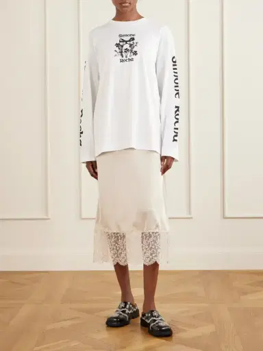 Simone Rocha Logo-printed Cotton-jersey T-shirt | Thumbnail 2 Simone Rocha Logo-printed Cotton-jersey T-shirt | Thumbnail 2