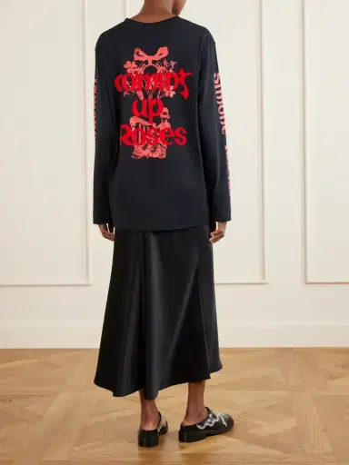 Simone Rocha Logo-printed Cotton-jersey T-shirt | Thumbnail 3 Simone Rocha Logo-printed Cotton-jersey T-shirt | Thumbnail 3