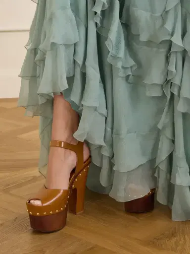 Chloé Meret Leather Platform Sandals | Thumbnail 2 Chloé Meret Leather Platform Sandals | Thumbnail 2