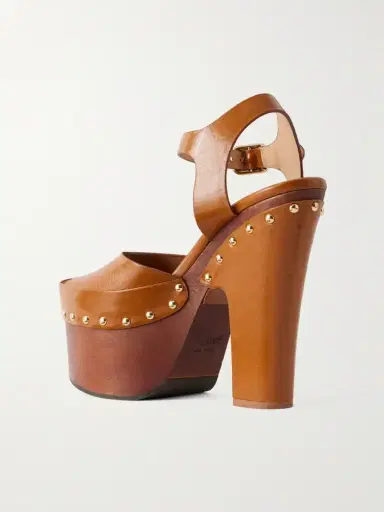 Chloé Meret Leather Platform Sandals | Thumbnail 3 Chloé Meret Leather Platform Sandals | Thumbnail 3