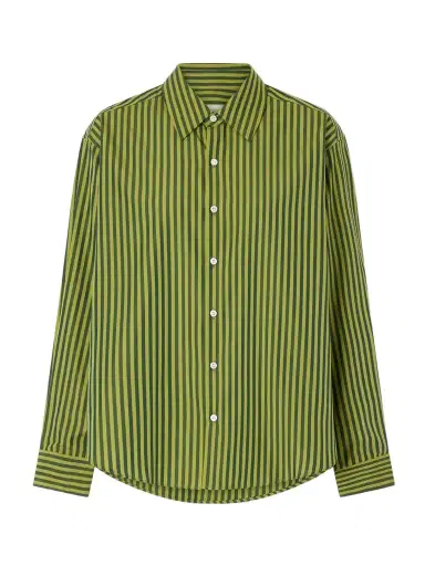 Comme Si La Classica Striped Cotton-poplin Shirt | Thumbnail 1 Comme Si La Classica Striped Cotton-poplin Shirt | Thumbnail 1