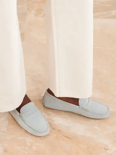 Tod's Gommino Suede Loafers | Thumbnail 2 Tod's Gommino Suede Loafers | Thumbnail 2