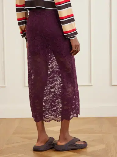 Rabanne Bead-embellished Lace Midi Skirt | Thumbnail 3 Rabanne Bead-embellished Lace Midi Skirt | Thumbnail 3
