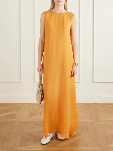 LESET Niko Ramie-gauze Maxi Dress | Thumbnail 2 LESET Niko Ramie-gauze Maxi Dress | Thumbnail 2