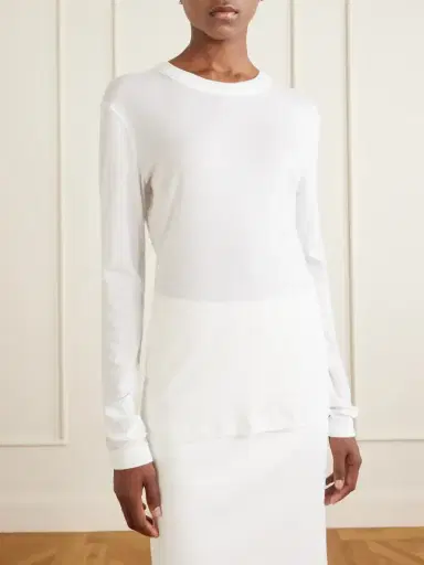 FLORE FLORE Sophie Organic Cotton-jersey T-shirt | Thumbnail 3 FLORE FLORE Sophie Organic Cotton-jersey T-shirt | Thumbnail 3