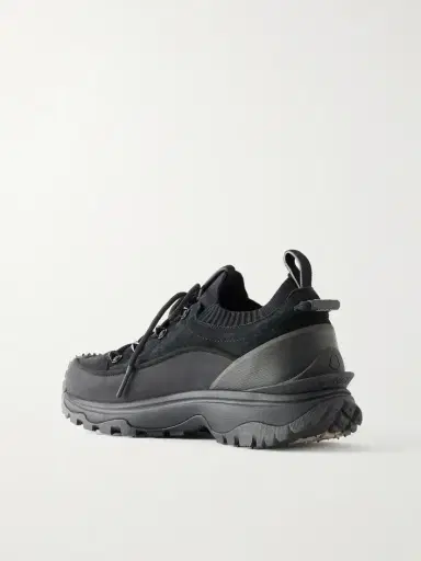 Moncler Trailgrip Lite3 Rubber-trimmed Suede Sneakers | Thumbnail 3 Moncler Trailgrip Lite3 Rubber-trimmed Suede Sneakers | Thumbnail 3