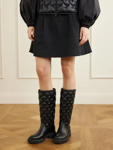 Moncler Kickstream Quilt Knee-high Rubber Boots | Thumbnail 2 Moncler Kickstream Quilt Knee-high Rubber Boots | Thumbnail 2