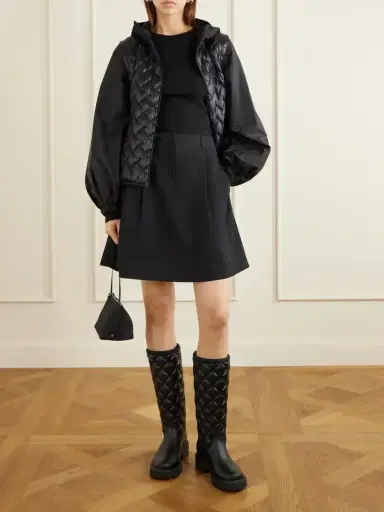 Moncler Kickstream Quilt Knee-high Rubber Boots | Thumbnail 4 Moncler Kickstream Quilt Knee-high Rubber Boots | Thumbnail 4