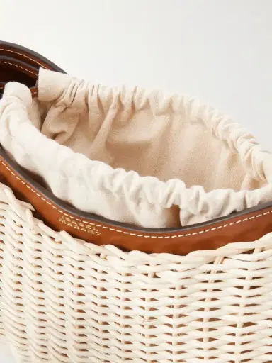 Isabel Marant Oskan Wicker Leather-trimmed Wicker Shoulder Bag | Thumbnail 6 Isabel Marant Oskan Wicker Leather-trimmed Wicker Shoulder Bag | Thumbnail 6