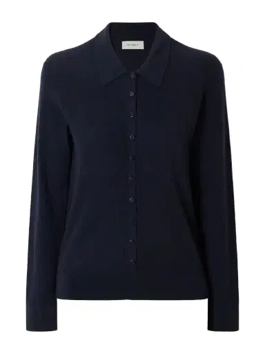 Lisa Yang Agata Ribbed Cashmere Cardigan | Thumbnail 1 Lisa Yang Agata Ribbed Cashmere Cardigan | Thumbnail 1