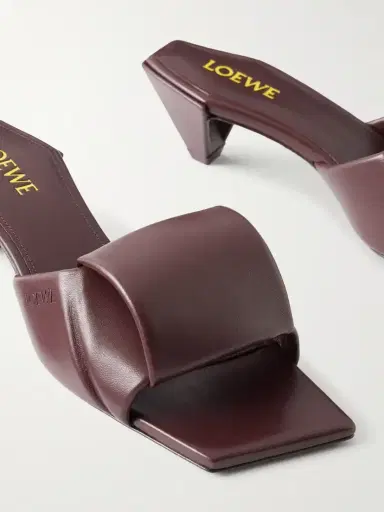 Loewe Origami 45 Leather Sandals | Thumbnail 5 Loewe Origami 45 Leather Sandals | Thumbnail 5
