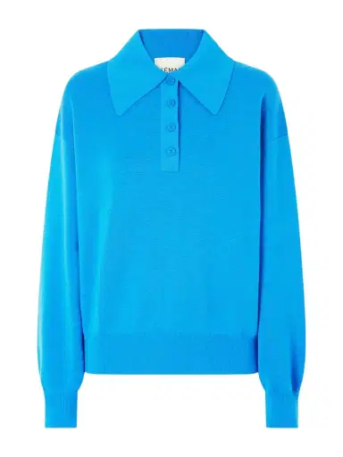 ALÉMAIS Claudia Knitted Wool Polo Shirt | Thumbnail 1 ALÉMAIS Claudia Knitted Wool Polo Shirt | Thumbnail 1