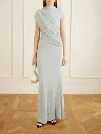 Tove Saffron Gathered Jersey Maxi Dress | Thumbnail 2 Tove Saffron Gathered Jersey Maxi Dress | Thumbnail 2