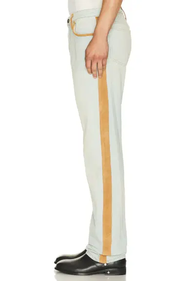 Austin Post Leather Edge Highland Slim Cut Jean | Thumbnail 7 Austin Post Leather Edge Highland Slim Cut Jean | Thumbnail 7