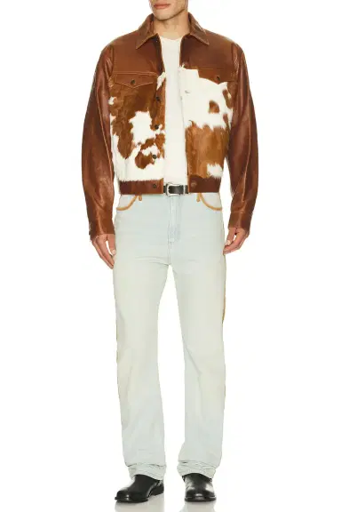 Austin Post Leather Edge Highland Slim Cut Jean | Thumbnail 9 Austin Post Leather Edge Highland Slim Cut Jean | Thumbnail 9