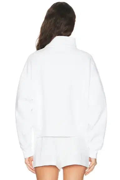Sporty & Rich Syracuse Embroidered Quarter Zip Sweatshirt | Thumbnail 3 Sporty & Rich Syracuse Embroidered Quarter Zip Sweatshirt | Thumbnail 3