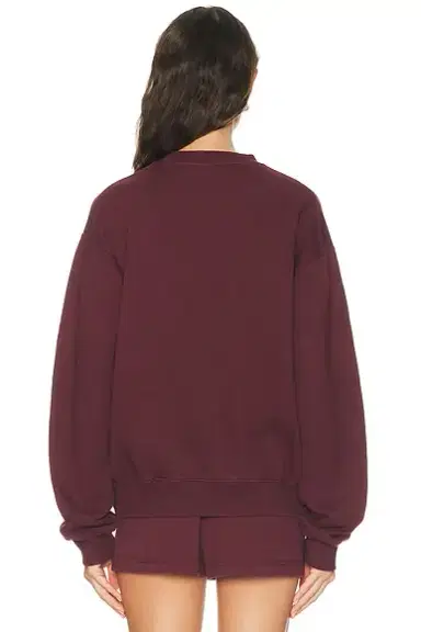 Sporty & Rich Syracuse Embroidered Crewneck Sweatshirt | Thumbnail 3 Sporty & Rich Syracuse Embroidered Crewneck Sweatshirt | Thumbnail 3