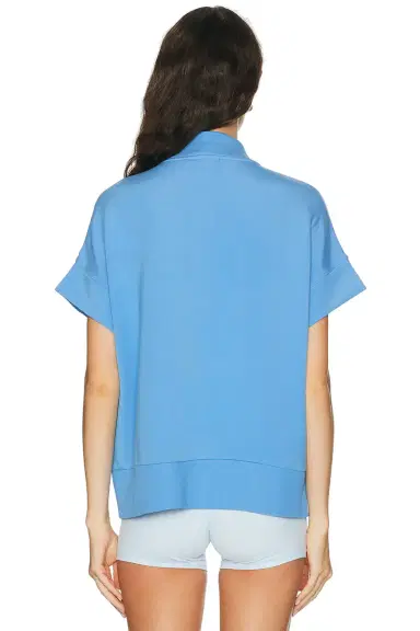 Varley Ritchie Half Zip Short Sleeve Sweatshirt | Thumbnail 7 Varley Ritchie Half Zip Short Sleeve Sweatshirt | Thumbnail 7
