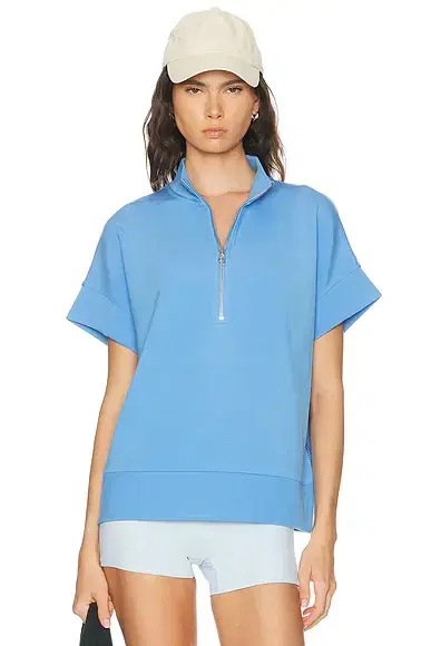 Ritchie Half Zip Short Sleeve Sweatshirt Ritchie Half Zip Short Sleeve Sweatshirt