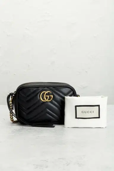 Gucci Mini GG Marmont Shoulder Bag | Thumbnail 18 Gucci Mini GG Marmont Shoulder Bag | Thumbnail 18