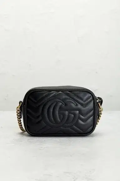 Gucci Mini GG Marmont Shoulder Bag | Thumbnail 3 Gucci Mini GG Marmont Shoulder Bag | Thumbnail 3