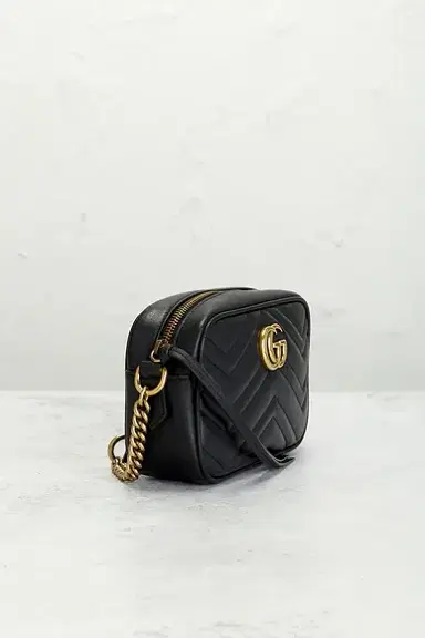 Gucci Mini GG Marmont Shoulder Bag | Thumbnail 4 Gucci Mini GG Marmont Shoulder Bag | Thumbnail 4