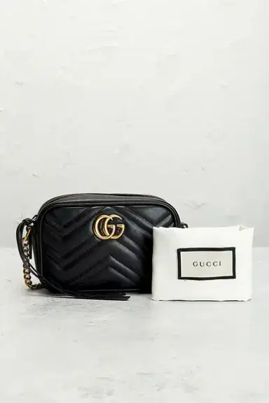 Gucci Mini GG Marmont Shoulder Bag | Thumbnail 9 Gucci Mini GG Marmont Shoulder Bag | Thumbnail 9