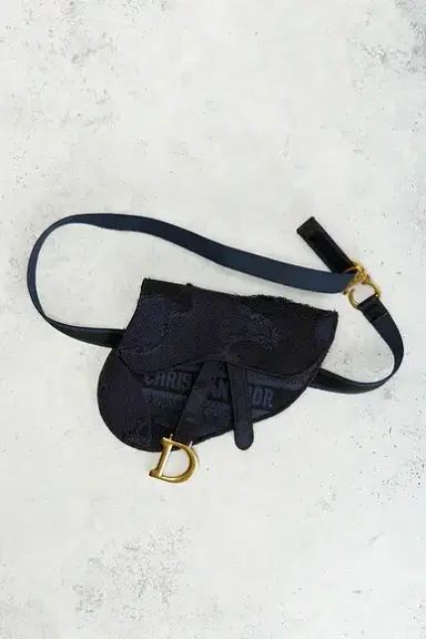 FWRD Renew Dior Embroidered Saddle Belt Bag | Thumbnail 2 FWRD Renew Dior Embroidered Saddle Belt Bag | Thumbnail 2
