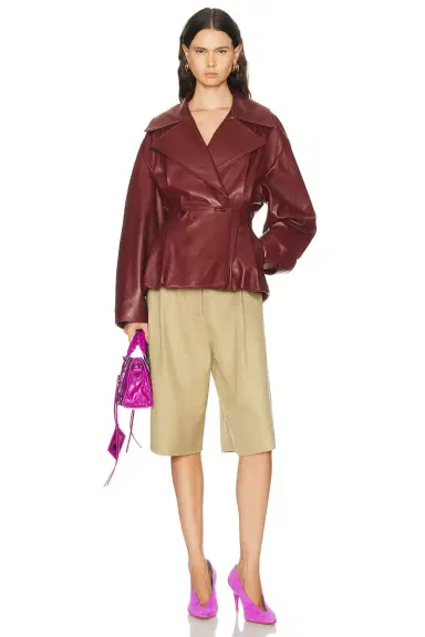 Balenciaga Folded Short Trench Coat | Thumbnail 8 Balenciaga Folded Short Trench Coat | Thumbnail 8