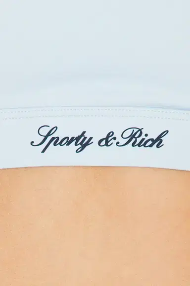 Sporty & Rich Signature Logo Sports Bra | Thumbnail 5 Sporty & Rich Signature Logo Sports Bra | Thumbnail 5