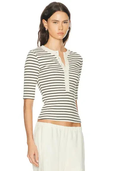 Citizens of Humanity Nali Short Sleeve Henley | Thumbnail 6 Citizens of Humanity Nali Short Sleeve Henley | Thumbnail 6