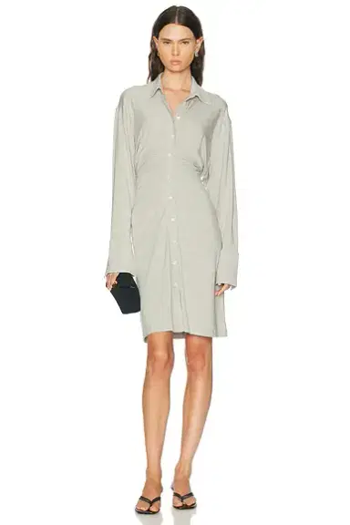 Toteme Slouch Jersey Shirt Dress | Thumbnail 1 Toteme Slouch Jersey Shirt Dress | Thumbnail 1