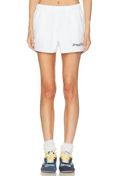 Sporty & Rich Syracuse Embroidered Disco Short | Thumbnail 1 Sporty & Rich Syracuse Embroidered Disco Short | Thumbnail 1
