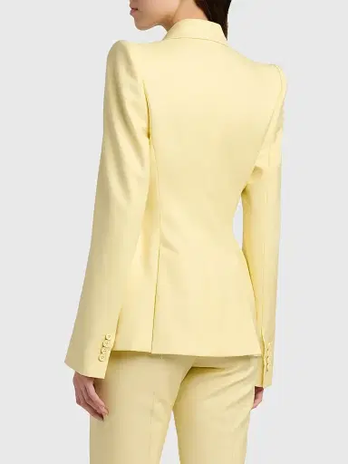 McQueen Women's Wool One-Button Blazer - Sherbet | Thumbnail 5 McQueen Women's Wool One-Button Blazer - Sherbet | Thumbnail 5